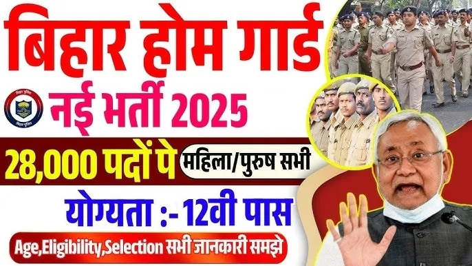 Bihar Home Guard New Vacancy 2025 Online Apply