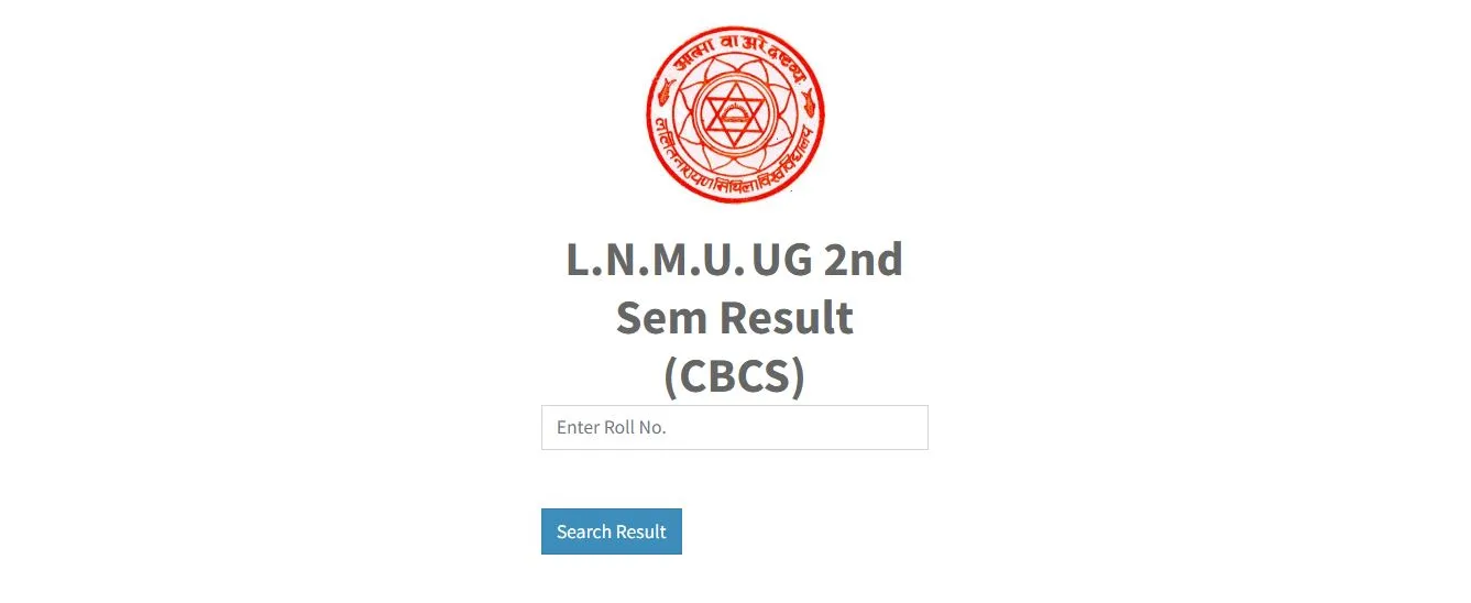 LNMU UG 2nd Semester Result 2025 Marksheet