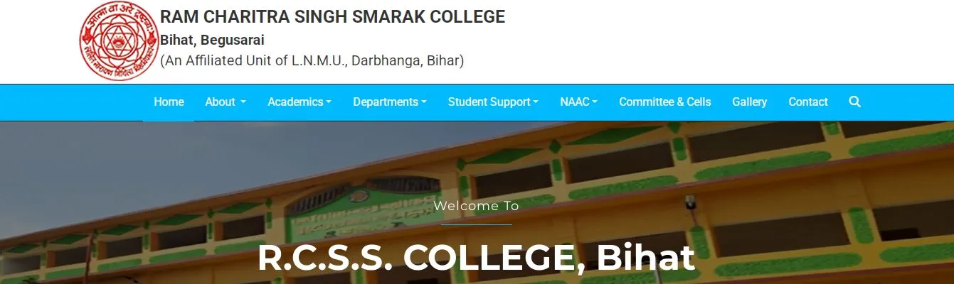 RCSS College Bihat UG 2nd Semester Admission 2025 Online Apply