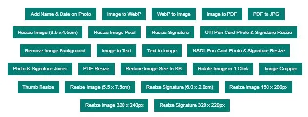 BPSC Photo and Signature Resize Online Tool
