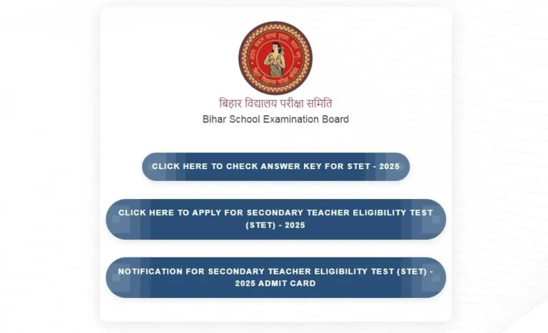 Bihar STET Answer Key 2025: Final Key Release, Objection Process & Score Calculation Guide